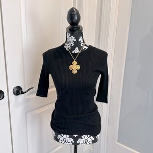 ZARA classics CASHMERE black sweater